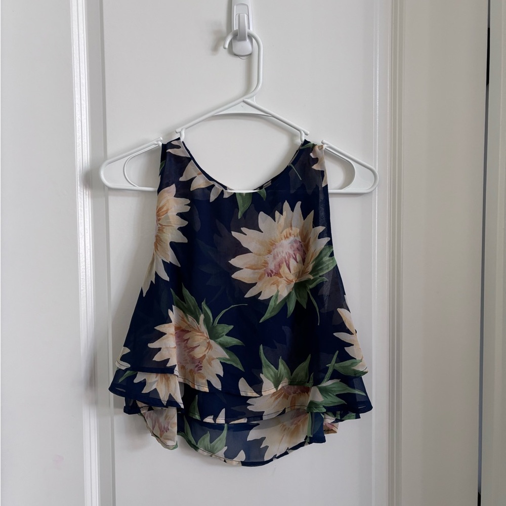 Show Me Your Mumu sunflower crop top